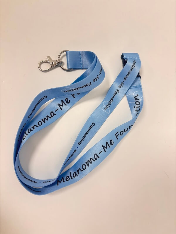 Melanoma-Me lanyard